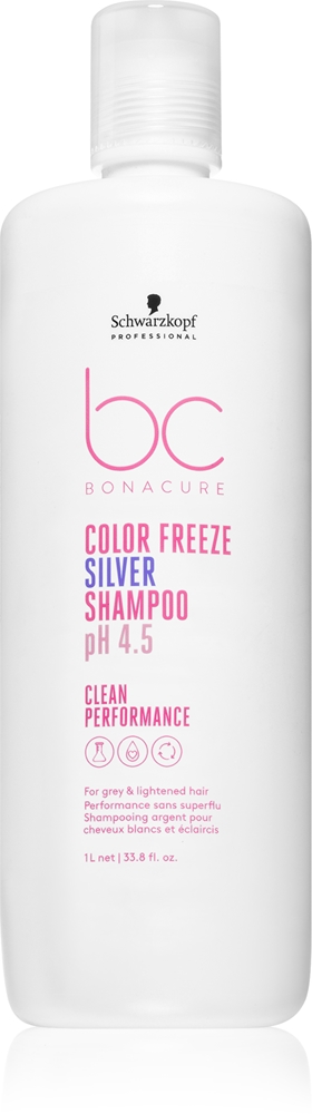 Schwarzkopf Professional BC Bonacure Color Freeze Silver Silver Shampoo for blonde and streaked hair