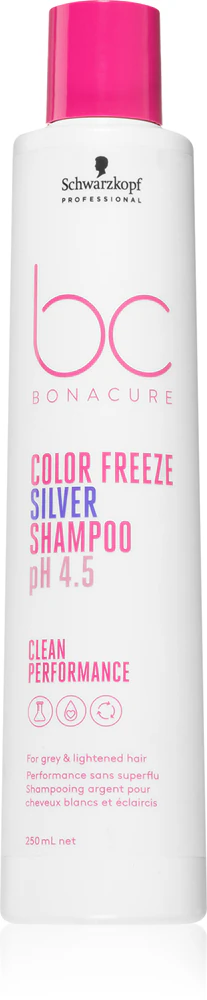 Schwarzkopf Professional BC Bonacure Color Freeze Silver Silver Shampoo for blonde and streaked hair