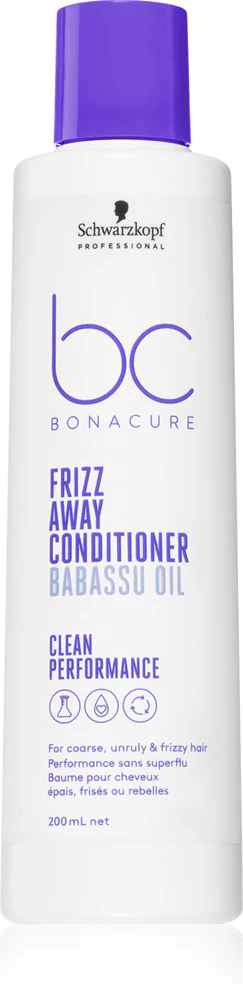 Schwarzkopf Professional BC Bonacure Frizz Away Conditioner: Conditioner for unruly and damaged hair