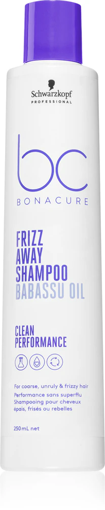 Schwarzkopf Professional BC Bonacure Frizz Away Shampoo Shampoo for unyielding and damaged hair
