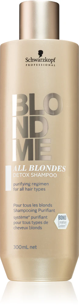 Schwarzkopf Professional Blondme All Blondes Detox cleansing detox shampoo for blonde and mixed hair