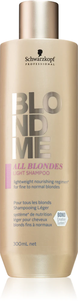 Schwarzkopf Professional Blondme All Blondes Light Shampoo with nourishing effect for fine to normal hair