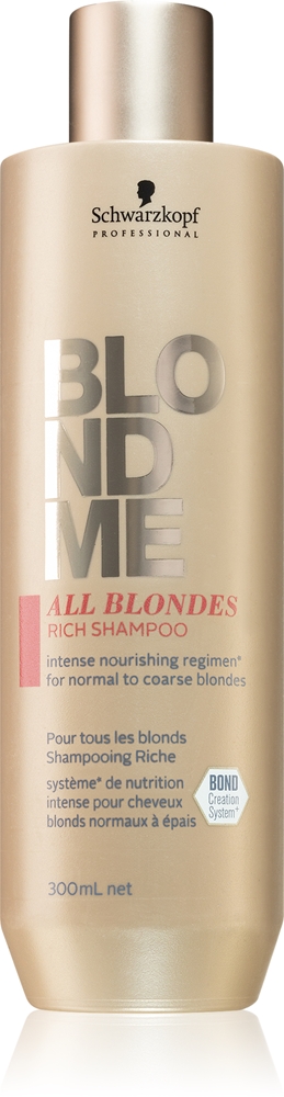 Schwarzkopf Professional Blondme All Blondes Rich Shampoo with nourishing effect for coarse hair