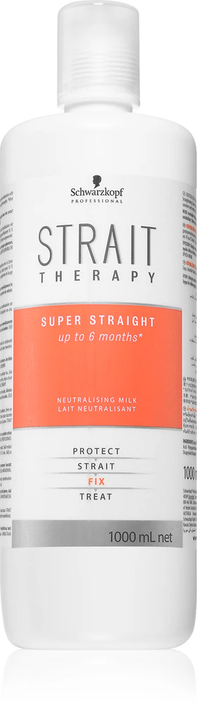 Schwarzkopf Professional STRAIT Therapy Neutralizing Milk Hair milk for fixation and shape