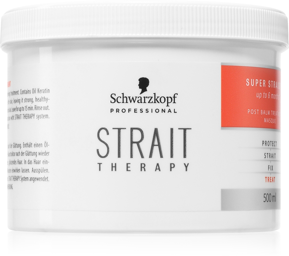 Schwarzkopf Professional STRAIT Therapy Post Balm Treatment restructuring mask to strengthen hair
