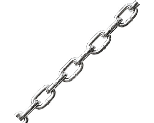 Pösamo Welding chain DIN 766 Ø 6x18.5 mm galvanized steel sold by the meter