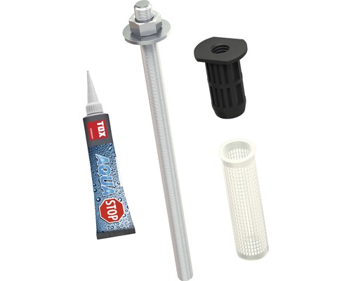 Tox Dübel Heavy duty standoff mounting system Tox Thermo Proof M12x400 mm 2 pieces