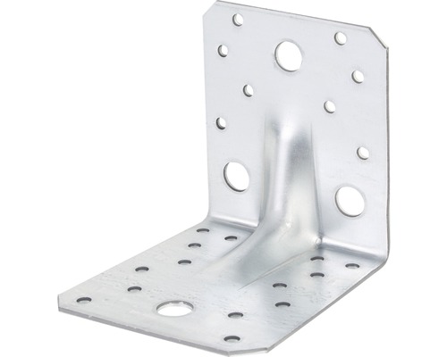 Alberts Heavy duty angle connector with bead 105 x 105 x 90 mm, sendzimir galvanized, 1 piece