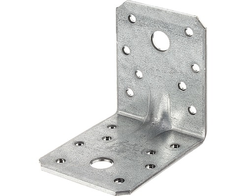 Alberts Heavy duty angle connector with bead 70 x 70 x 55 mm, sendzimir galvanized, 12 pieces