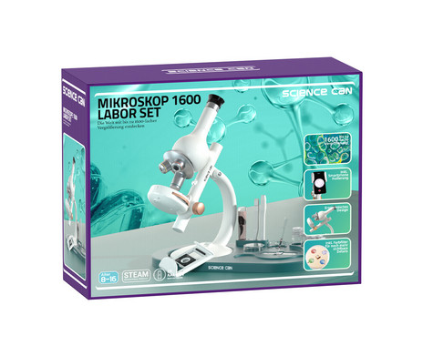 Science Can microscope "1600 laboratory set"