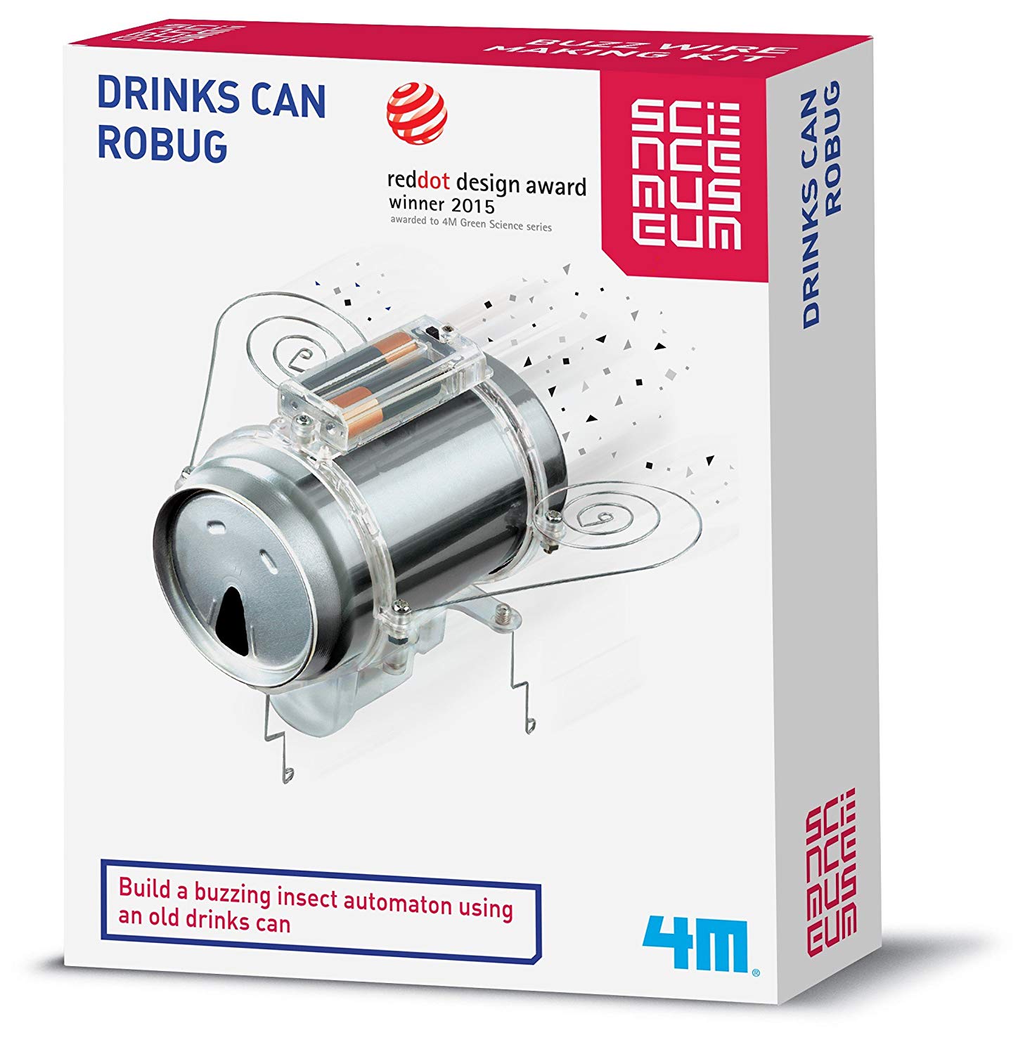 Great Gizmo Science Museum Drinks Can Robug