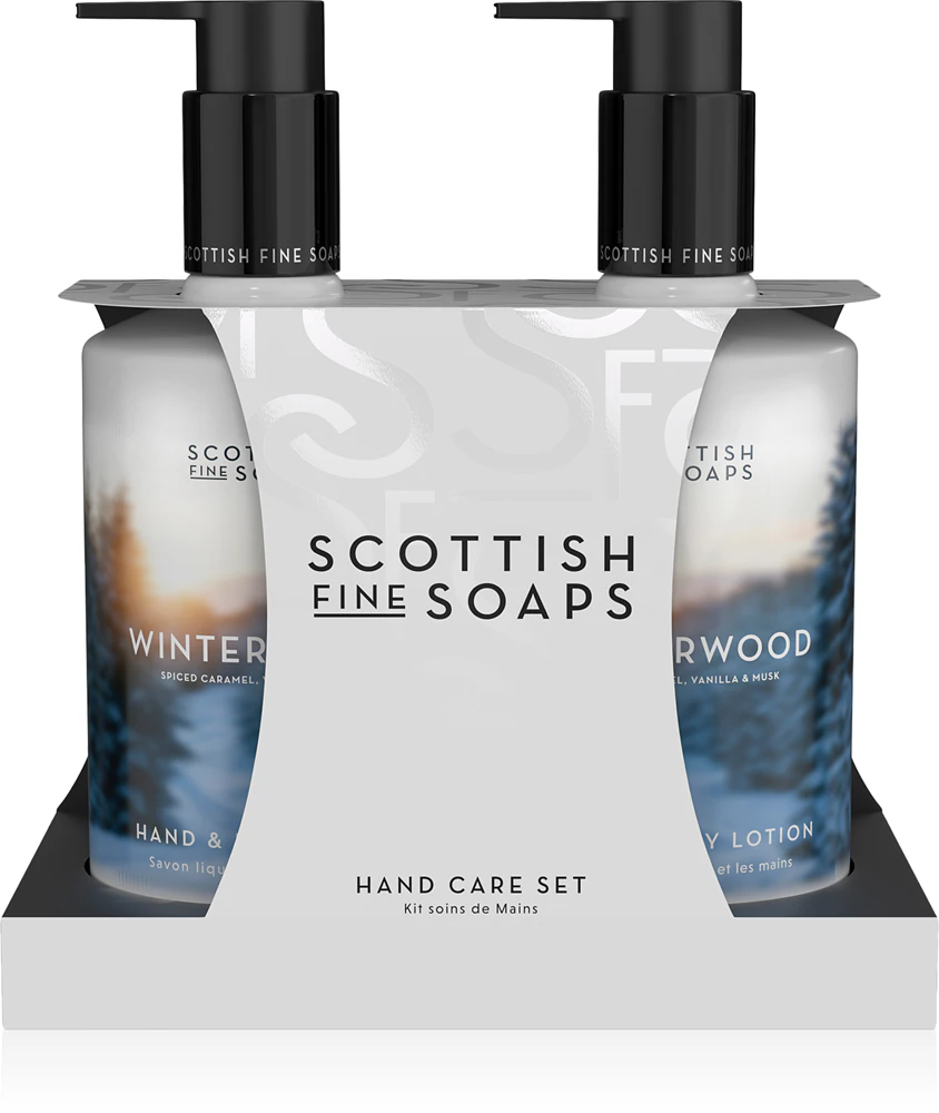 Scottish Fine Soaps Winterwood Hand Gift Set 600ml