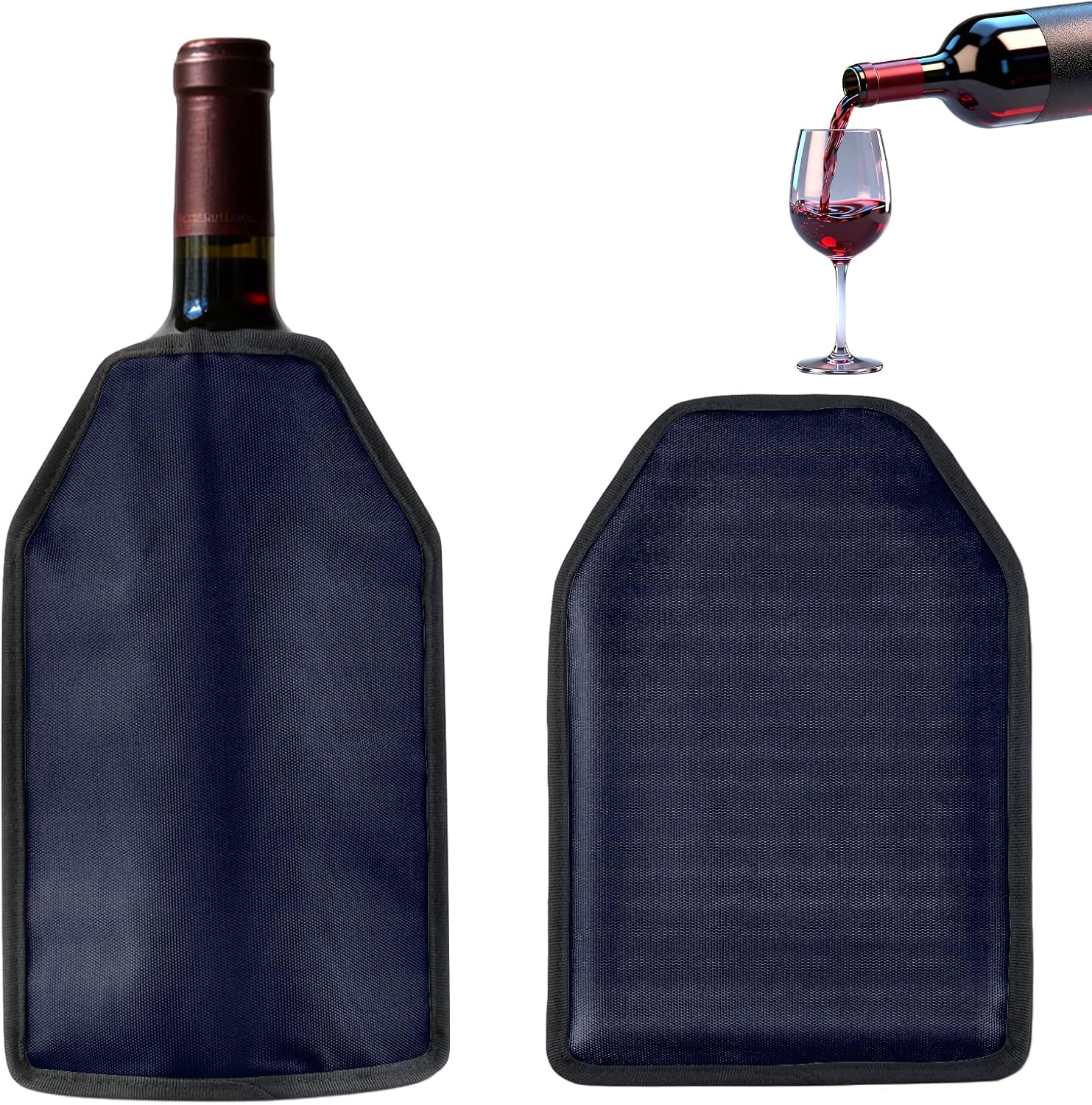 Wine Bottle Cooler Bag with Freezer Sleeve for Vodka Tequila Cooler