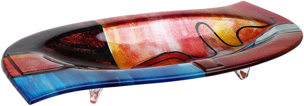 GILDE GLAS art Bowl – Decorative Living Room – Mother\'s Day Gift – 54 x 28 cm