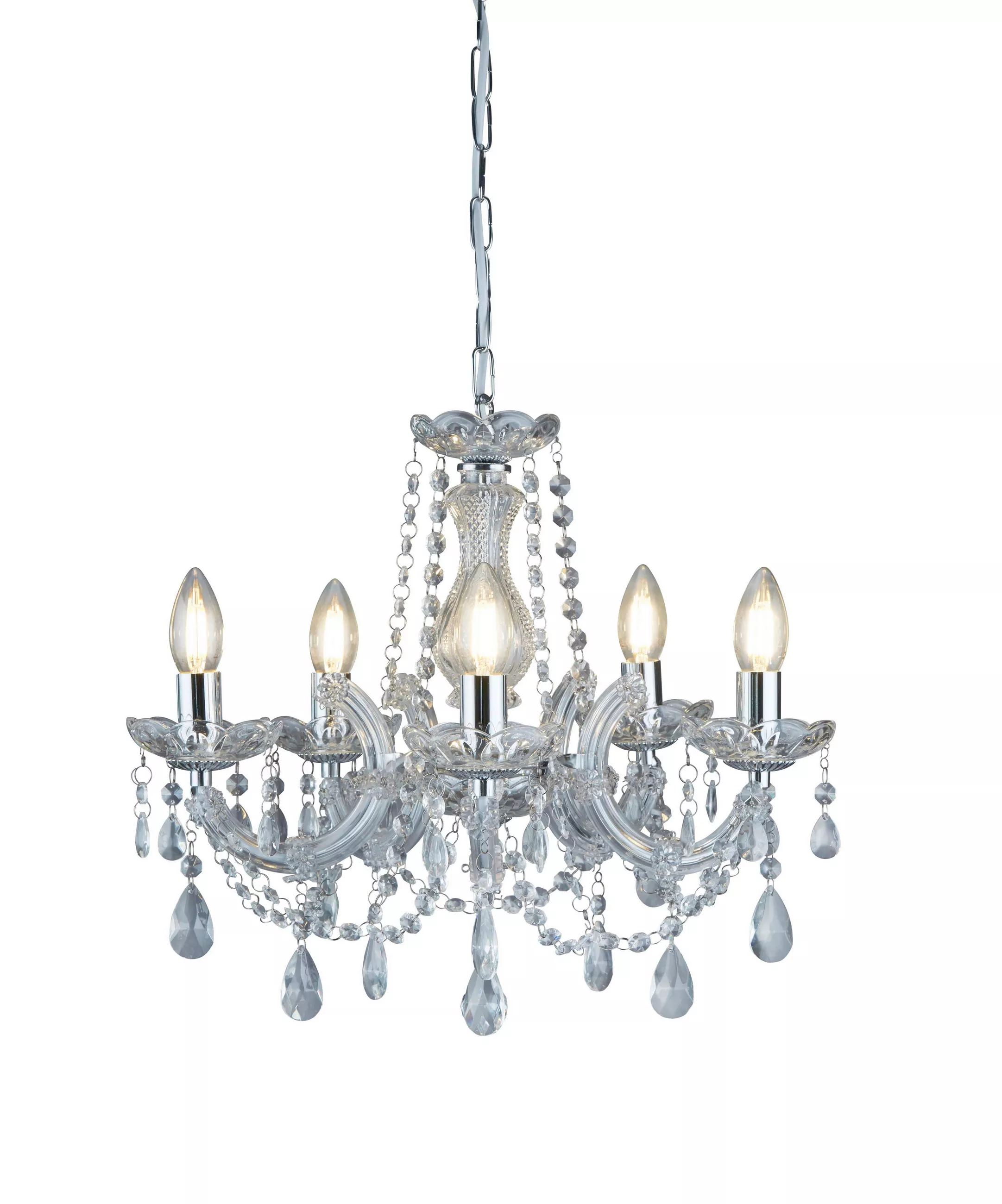 Searchlight CRYSTAL PENDANT LAMP 48/120 cm