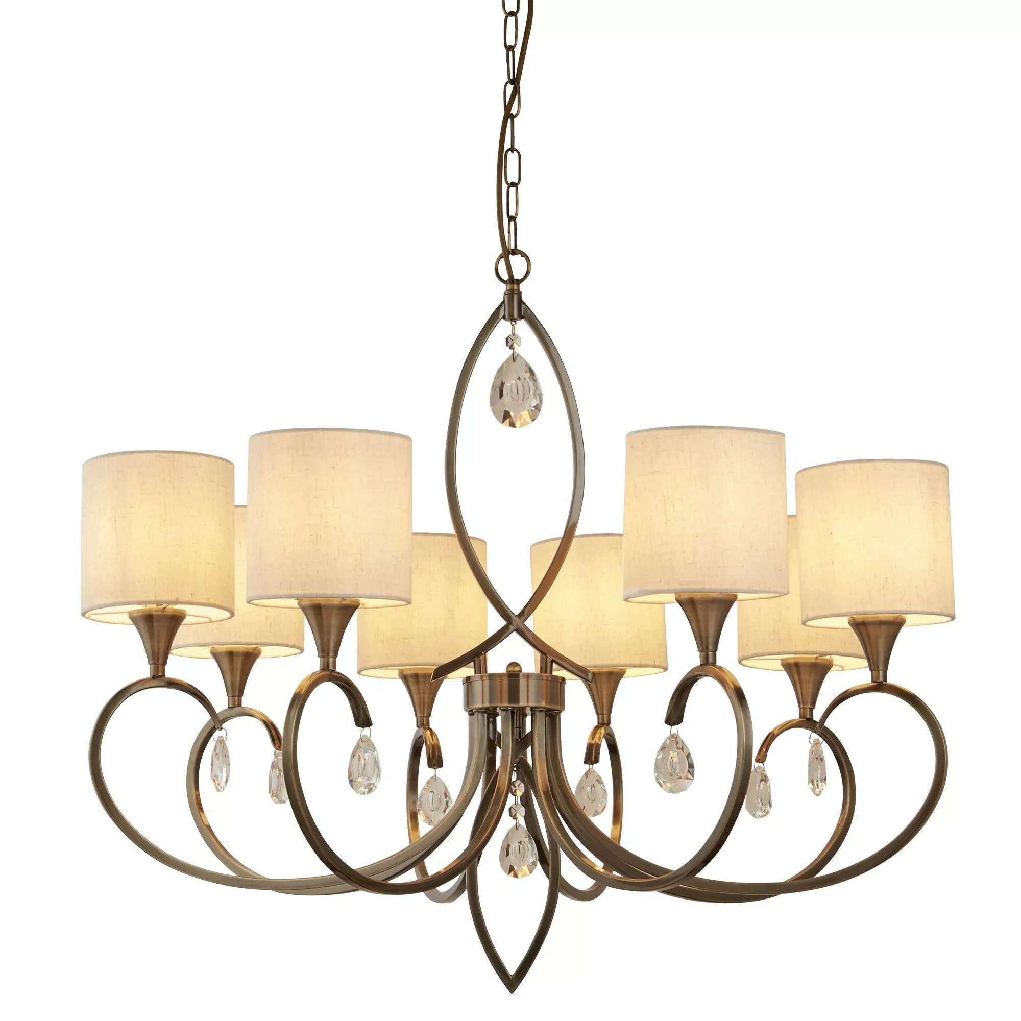 Searchlight CRYSTAL PENDANT LAMP Alberto 77/121 cm
