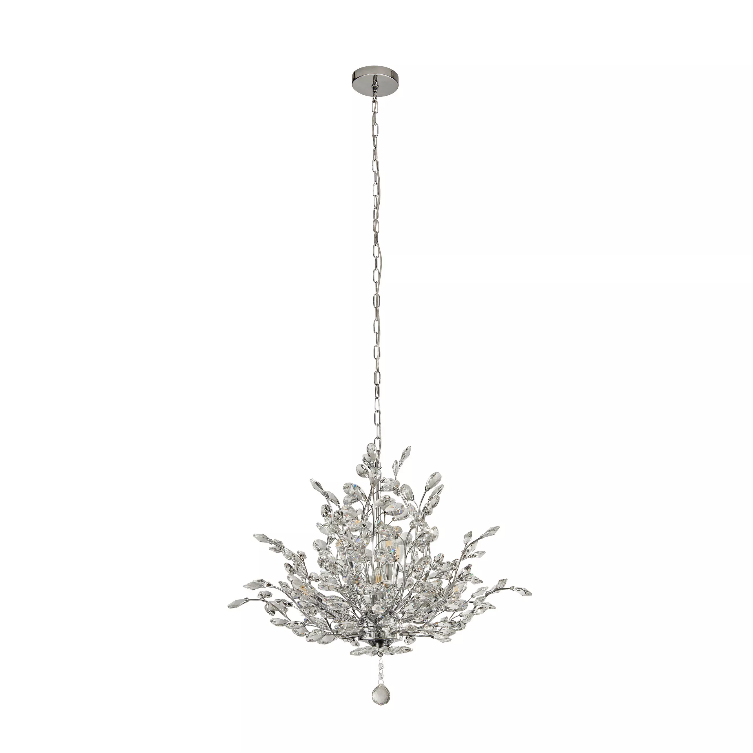 Searchlight CRYSTAL PENDANT LAMP Bouquet 68/150 cm