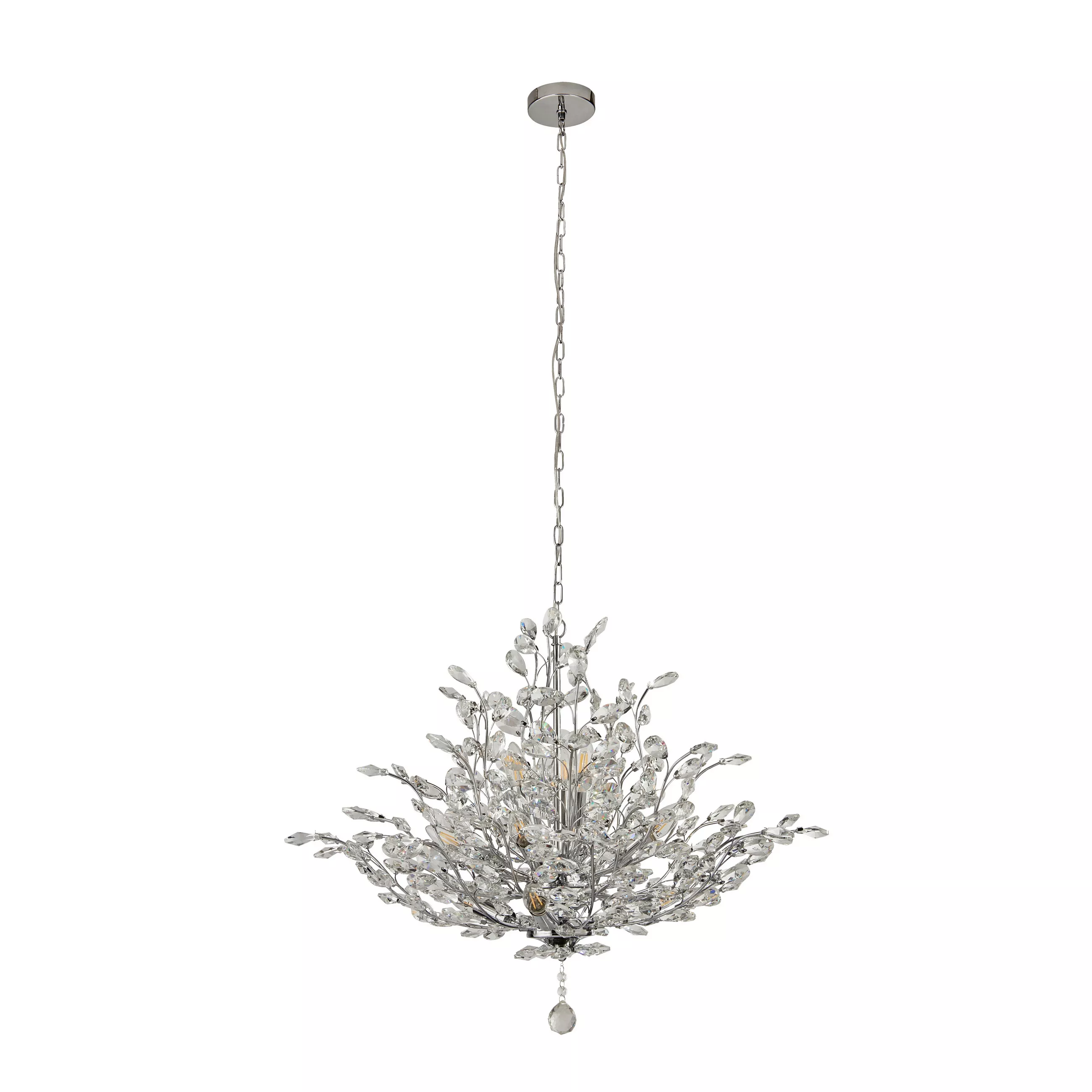 Searchlight CRYSTAL PENDANT LAMP BOUQUET 78/150 cm