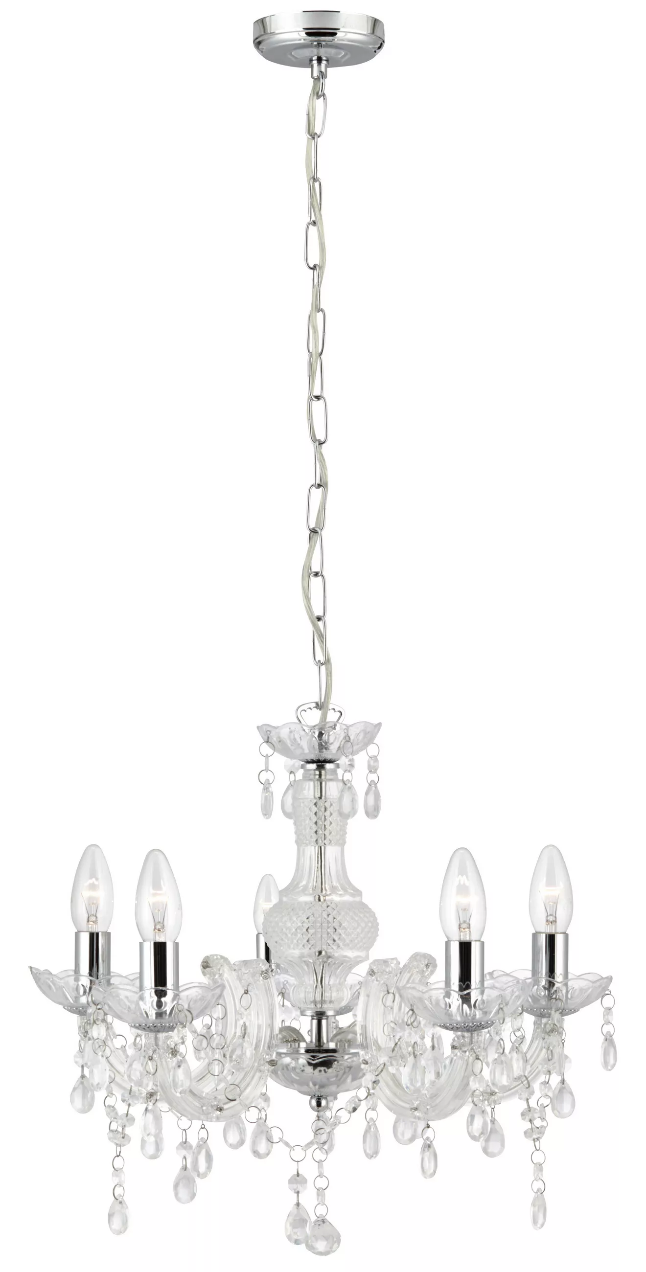 Searchlight CRYSTAL HANGING LAMP Marie Therese 48/120 cm
