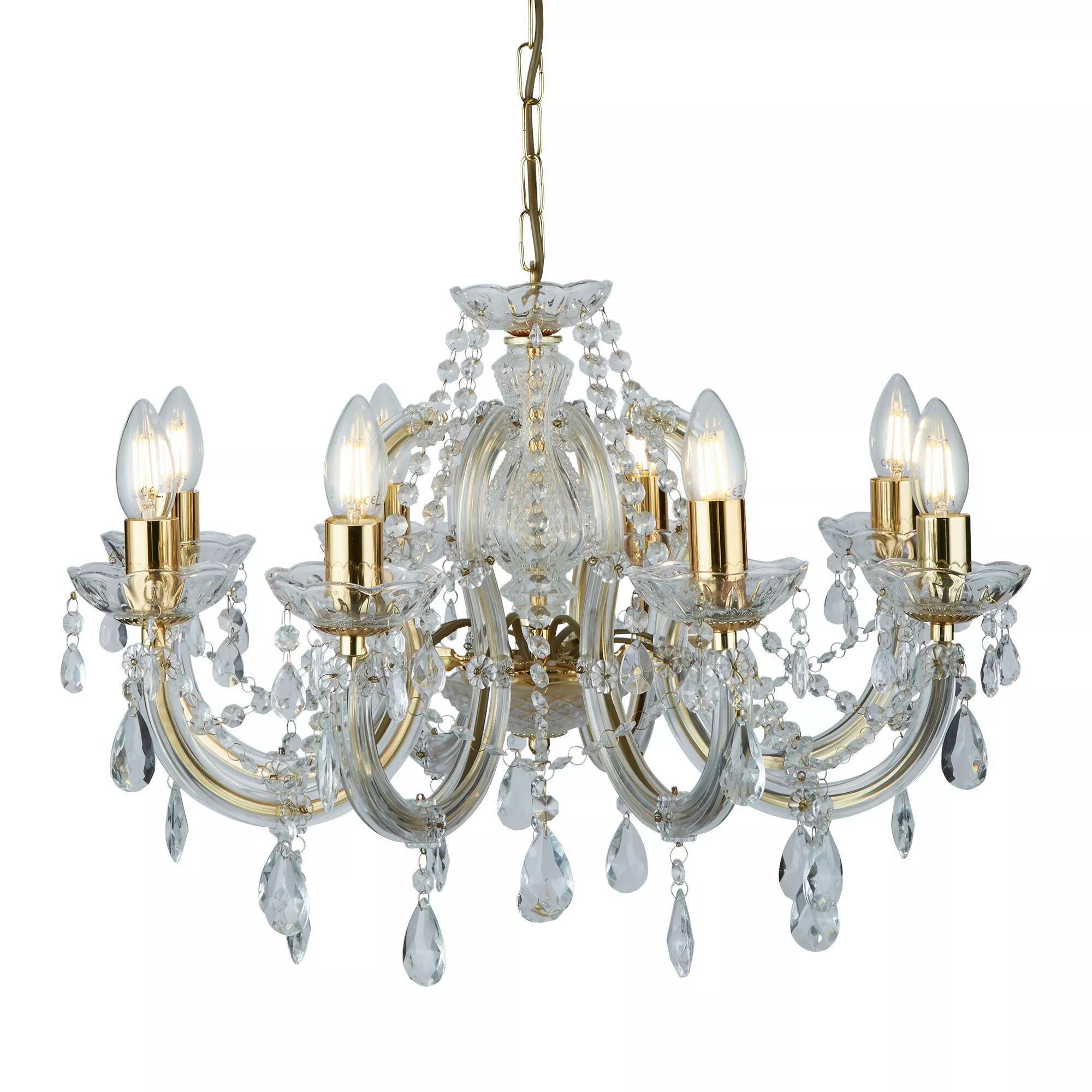 Searchlight CRYSTAL HANGING LAMP Marie Therese 61/100 cm