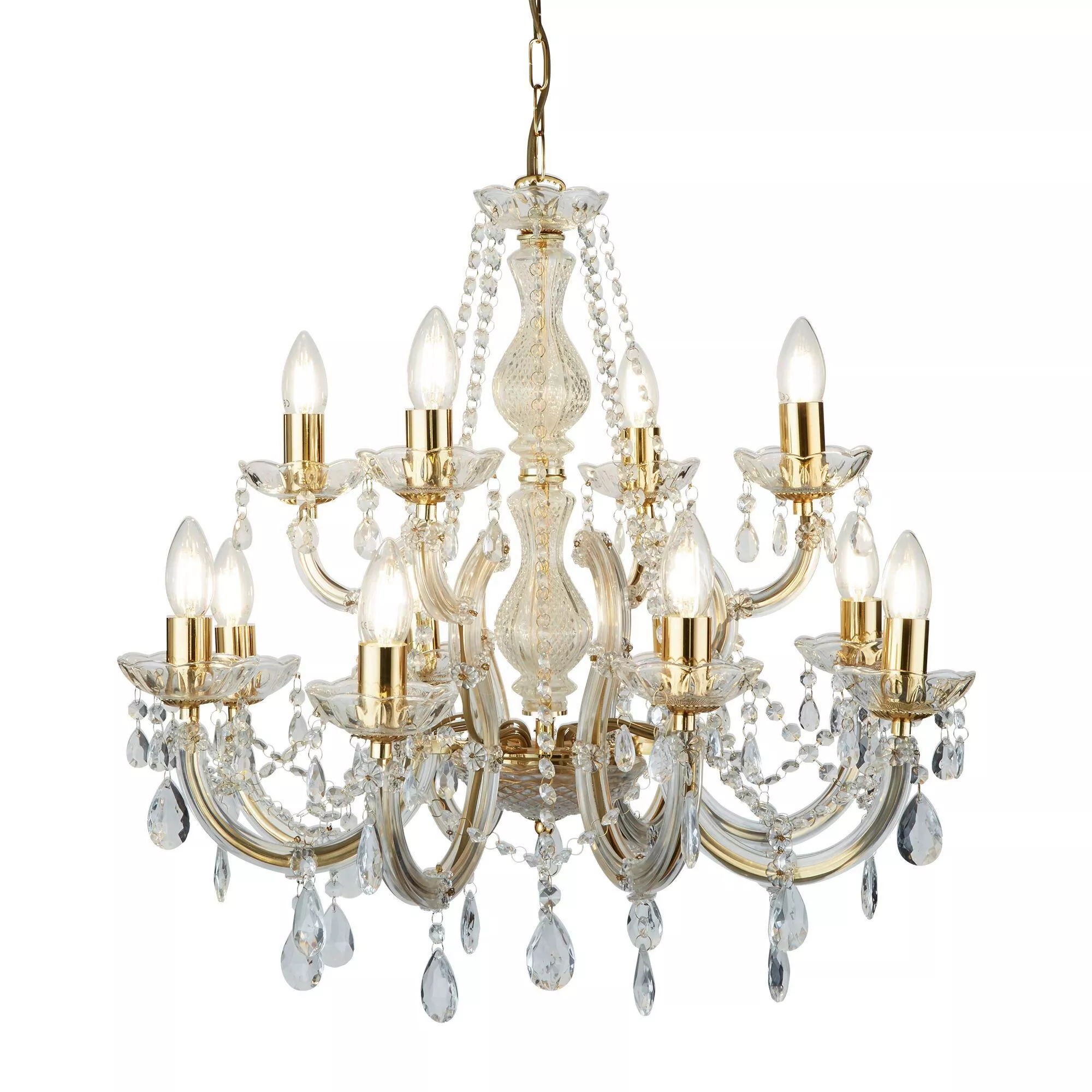 Searchlight CRYSTAL HANGING LAMP Marie Therese 63/120 cm