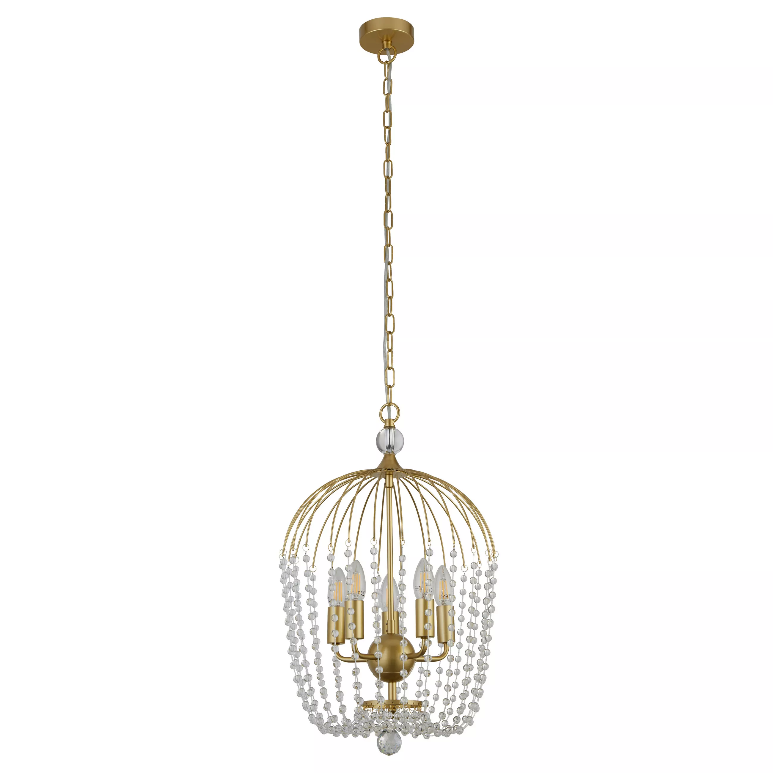 Searchlight CRYSTAL HANGING LAMP Shower 36/150 cm
