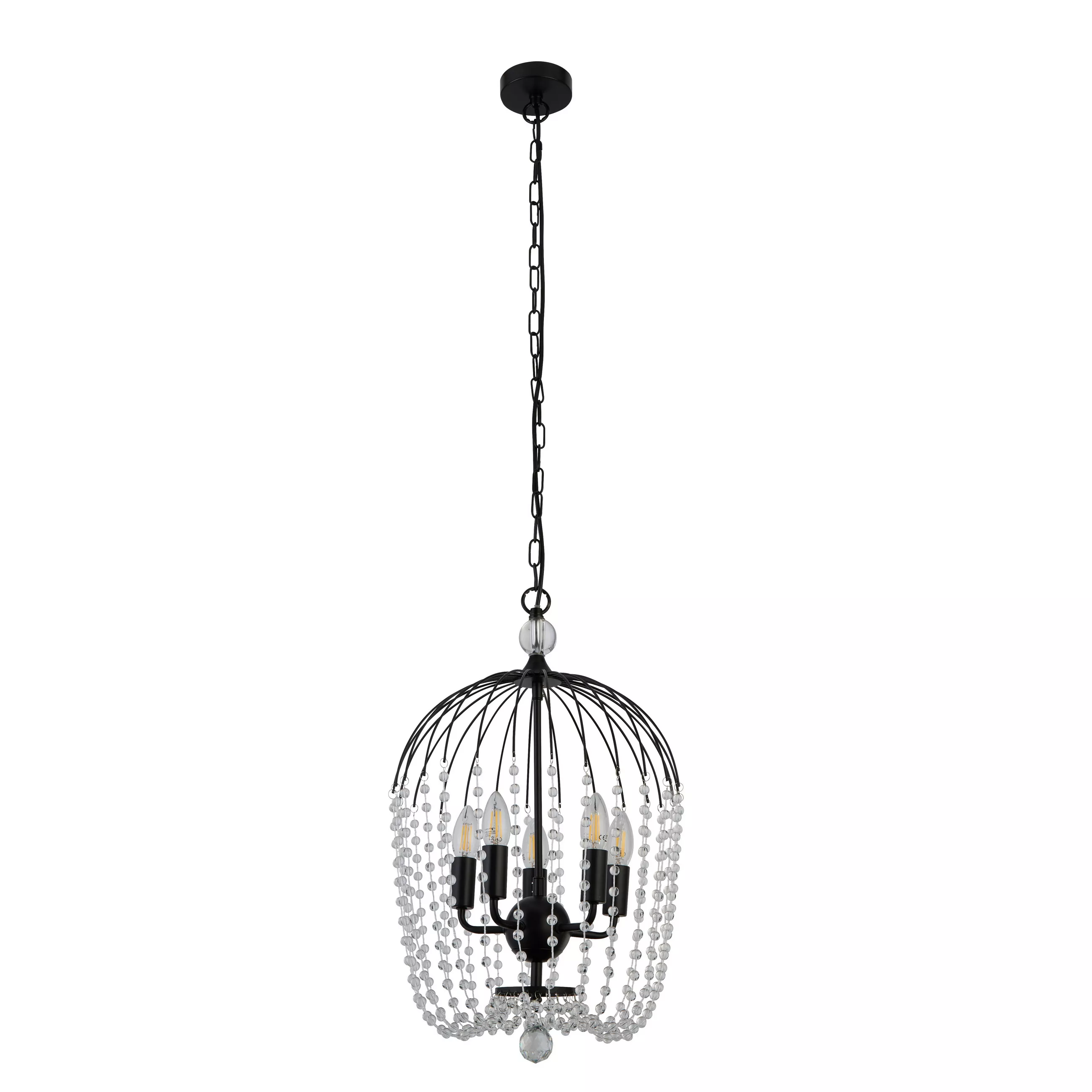 Searchlight CRYSTAL HANGING LAMP Shower 36/150 cm