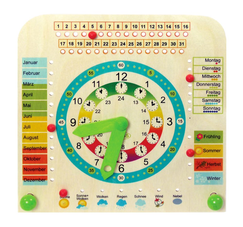 Seasons Learning Clock 138
