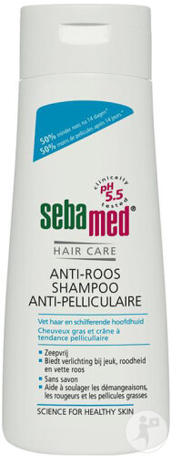 Sebamed anti-dandruff shampoo bottle 200ml