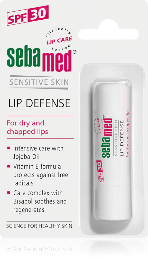 Sebamed Face Care regenerating lip balm with UVA and UVB filters