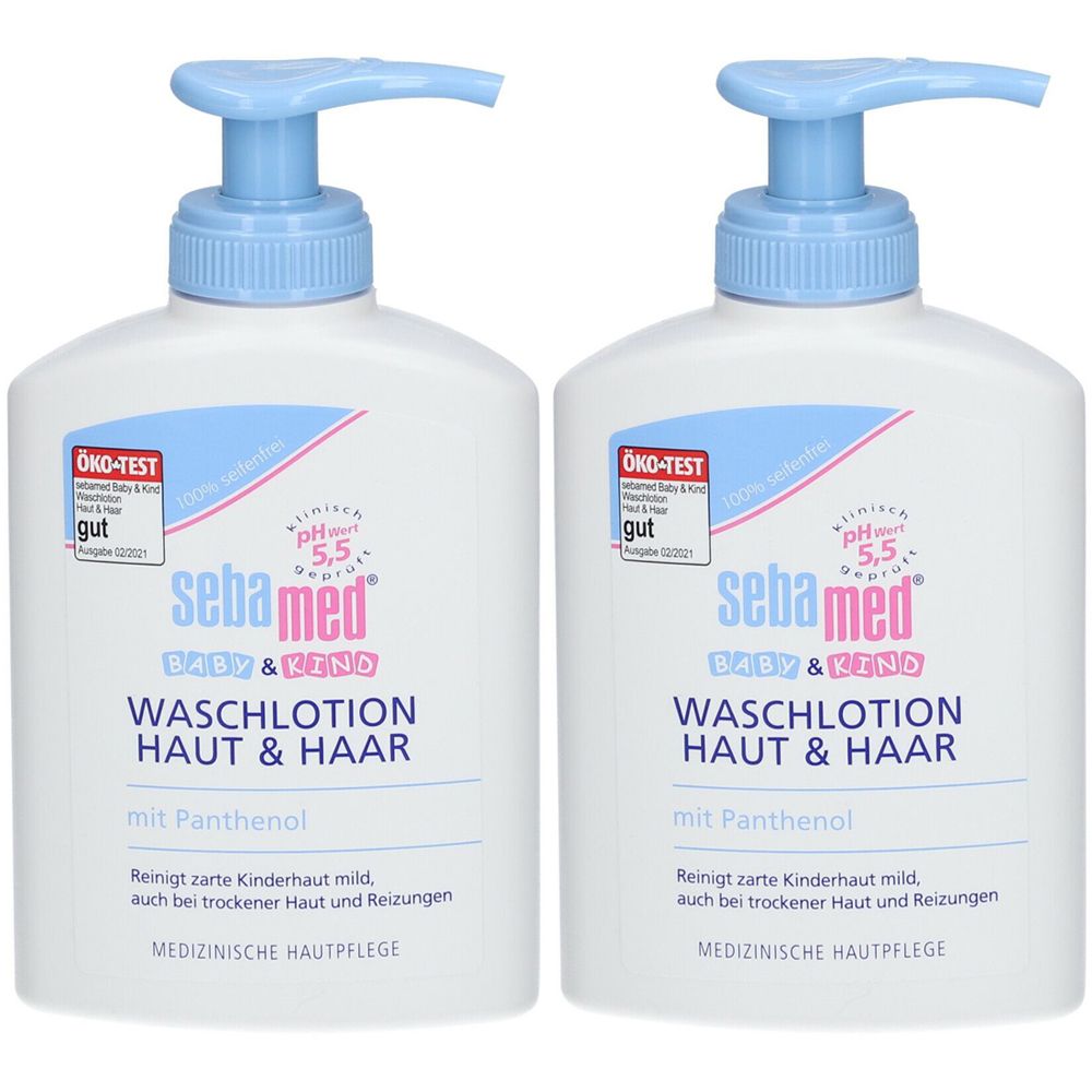 sebamed® Baby & Child Washing Lotion for Skin and Hair 2x200 ml