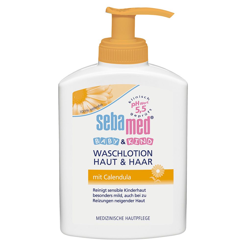 sebamed® baby and child wash lotion for skin and hair 200 ml