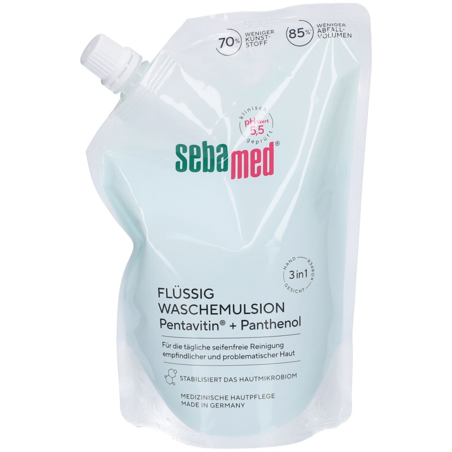 sebamed® liquid washing emulsion refill bag 400 ml