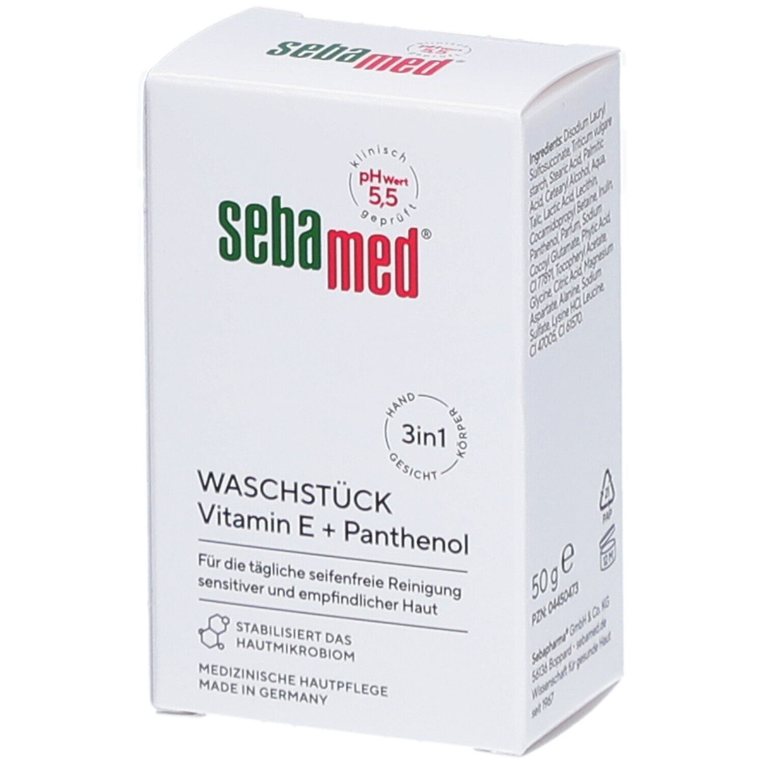 sebamed® soap-free wash bar 50 g