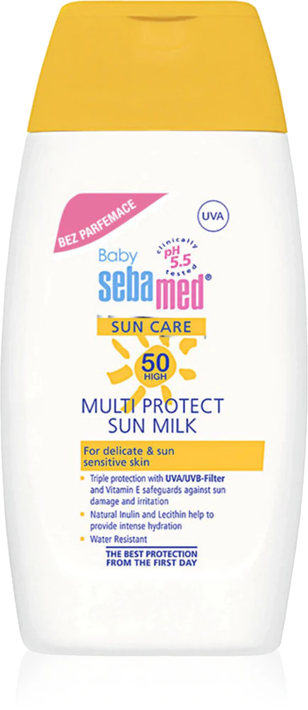 Sebamed Sun Care Baby Multi Protect Sun Milk protective sun milk for children SPF 50+