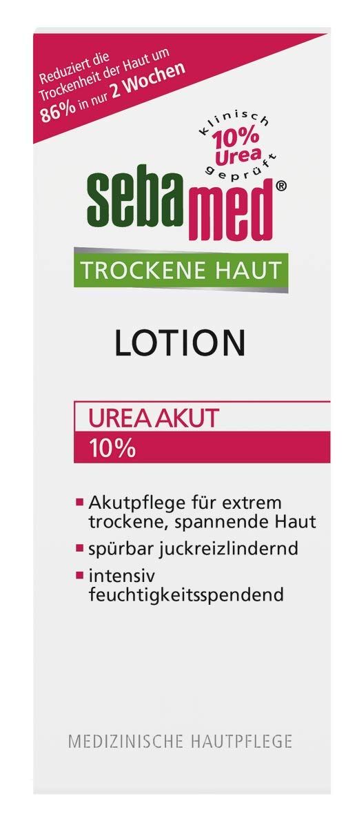 Sebamed Dry Skin Lotion Urea Acute, noticeably relieves tension, roughness and itching 200 ml