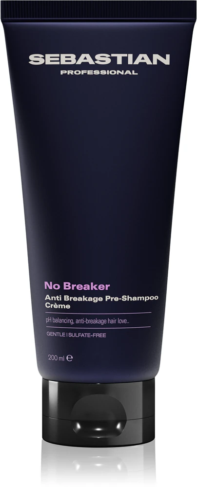 Sebastian Professional No. Breaker Bonding Pre-Shampoo Moisturizing Treatment for use before washing hair to strengthen hair