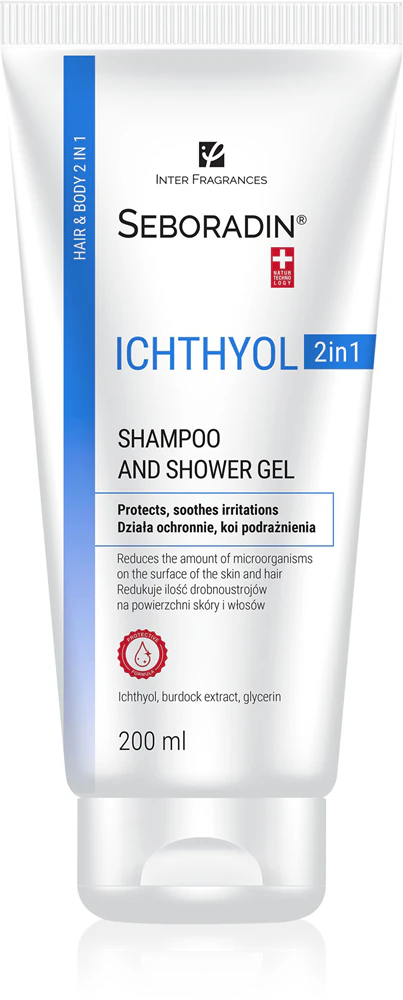 Seboradin Ichthyol Shower Gel & Shampoo 2 in 1 For irritated skin