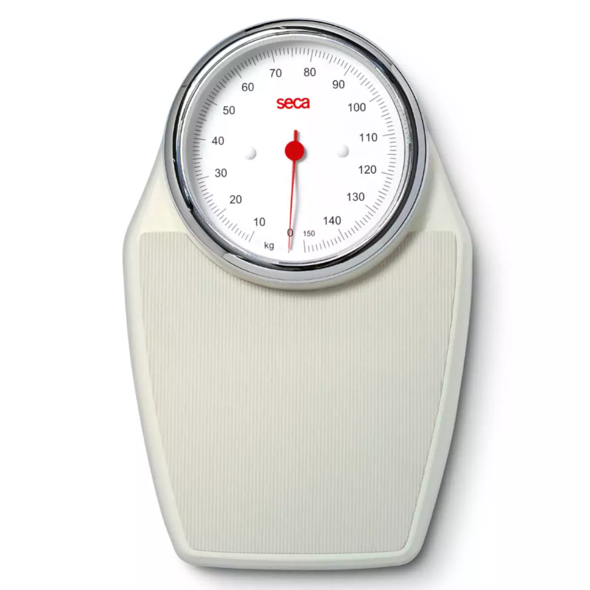 seca 760 Mechanical Personal Scale, Ecrum/Chrome, (w x h x t): 300 x 105 x 460 mm