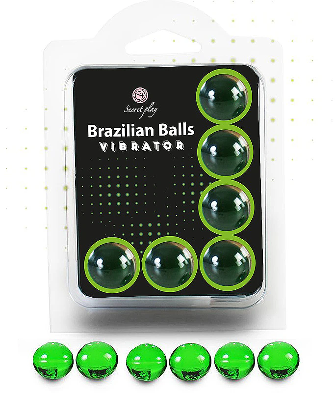 Secret play Brazilian Shock 6 Balls Set Body Oil