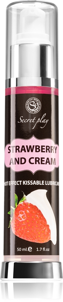 Secret play Hot Effect Strawberry with Cream flavored lubricant