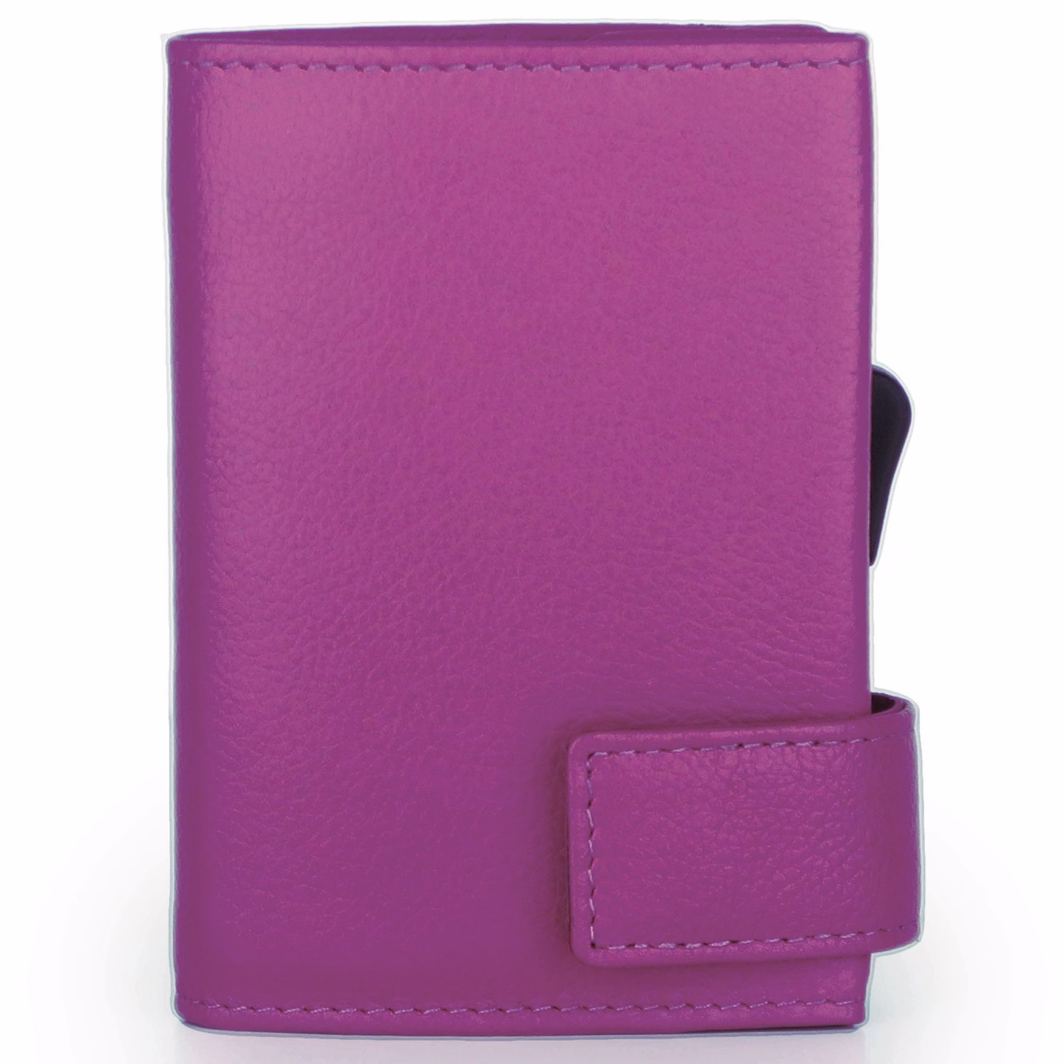 Secwal 1 credit card case wallet RFID leather 9 cm Pink