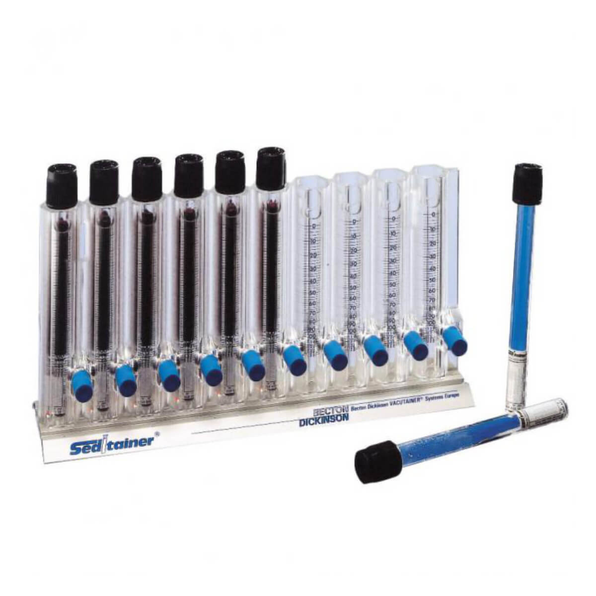 BD Seditainer ESR test tube rack