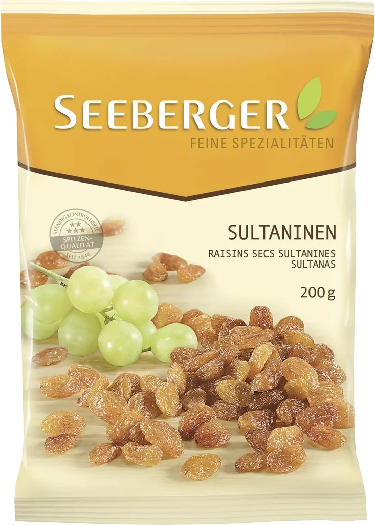 SEEBERGER Sultanas Dried Fruit 200.0 g