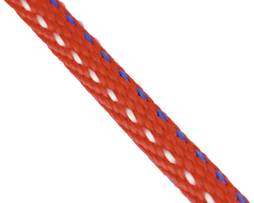 Rope Paraloc Mamutec polypropylene red/blue/white Ø 6 mm, sold by the meter