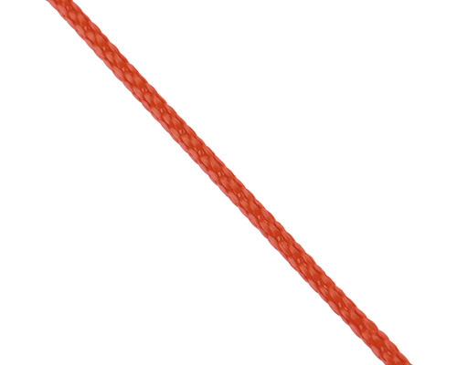 Rope Paraloc Mamutec red Ø 4 mm, sold by the meter