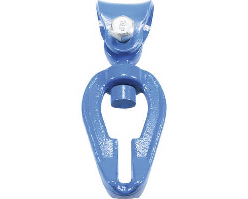 Pösamo Rope sliding bracket 7/8 rotatable G10 steel blue 1 piece