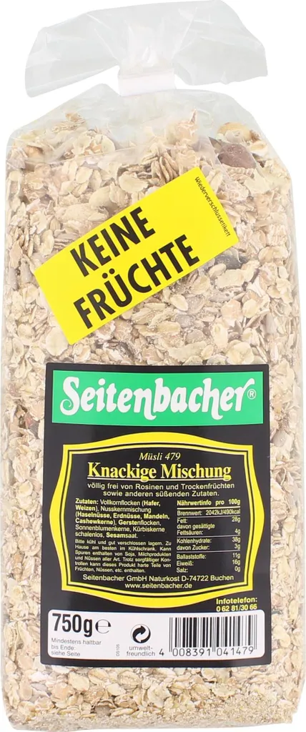 Seitenbacher® Crunchy Mix Muesli 750.0 g