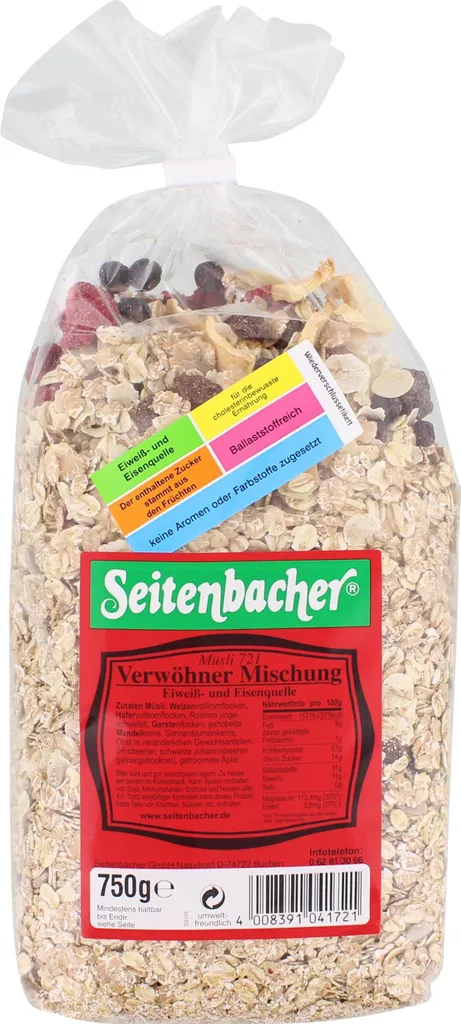 Seitenbacher® Pampering Muesli Mix 750.0 g