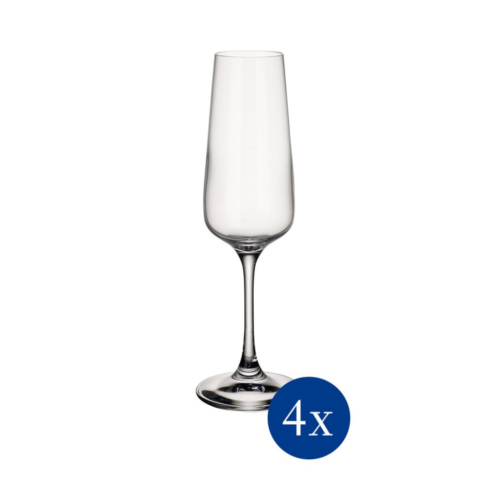 Villeroy und Boch Champagne Glass Set 4pcs 228mm Ovid Villeroy and Boch